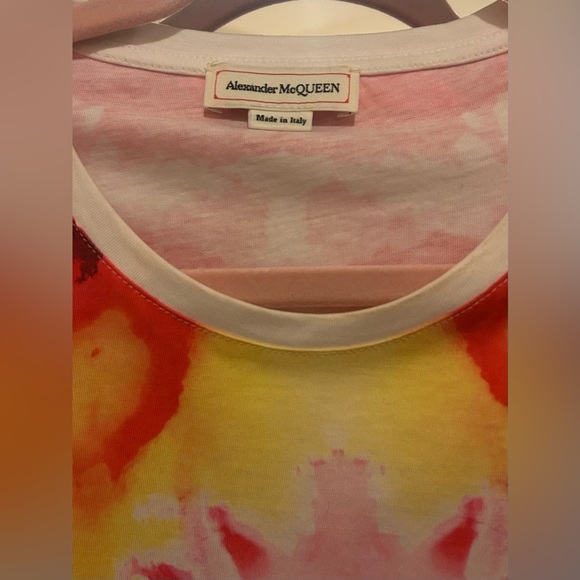 AUTHENTHIC Alexander McQueen Tie-Dye Print T-Shirt - Picture 3 of 4